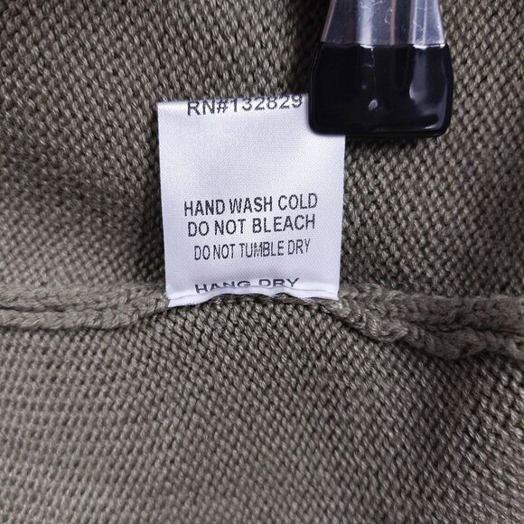 Miou Muse Sweater Womens Sz S Green Smiley Face Graphic Pullover Crewneck Knit - Picture 7 of 9